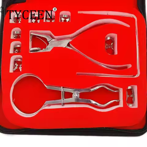 1 Set Teeth Care Dental Dam Perforator Dental Dam Hole Puncher Pliers for Dentist Rubber Dam Puncher