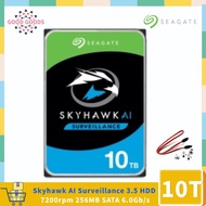 Seagate SkyHawk AI 10TB 7200 RPM 256MB Cache SATA 6Gb/s 3.5" Internal Hard Drive Bare Drive