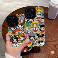 Cute Molly Leather Phone Case for S25 Ultra S24 S23 S22 A03S A01 A06 A12 A05s A54 A35 A51 A02s A32 A