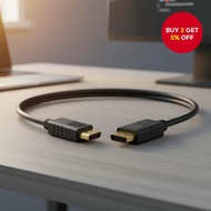 1.8M DisplayPort Cable for 4K TV, PC, Laptop, Monitor, HD Video, Audio Transmission  Kabel DisplayPo