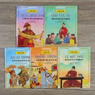 Color Printed Bilingual History Book Set - Lac Hong Qi Phac (Combo of 5 volumes) - Dinh Ti