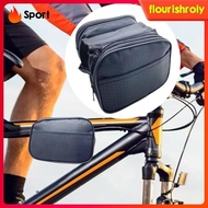 [Flourish] Front Bag Handlebar Bag Saddle Bag Portable Carrier Front Frame Pouch, Bike Phone Bag for Mountain Road Bike