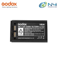 Godox VB26 / VB30 / VB20 / ML-BA / WB300P / WB-26 / WB-29B / WB100 / WB87B Speedlight Flash Battery 