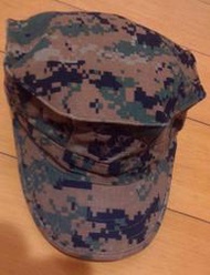95成新現役美國海陸戰隊軍數位叢林迷彩 Medrpat小帽SIZE: Med#7