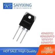 5PCS 40N60FD2 50T65FD1 60N60FD1 40N60NPFD TO-3P Power Tube SGT40N60FD2PN SGT50T65FD1PN SGT60N60FD1PN