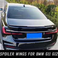 For BMW 7 Series G11 G12 730i 740i 750i 2015-2022 M4 Style Rear Trunk Lid Duck Tail Spoiler Wings Ca