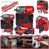 ♀❖Milwaukee M12 M18 LIMITED Cordless 1/2" Automotive Combo Package ( FMTIW12-502C , FHIWF12-0 FIWF12-0 )