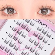 STYLEHAUS【SG OFFICIAL】GECOMO No-Glue Dog-Eared False Lashes - Single Cluster, Segmental Design