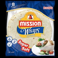 [HEALTHY FOOD] MISSION WRAP ORIGINAL 8PCS READY TO EAT JUST NEED TO WARM VEGETABLE CHICKEN ROLL