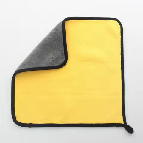 1/10pcs Car Washing Towel Clean Towels Double-Sided Coral Velvet High Water Absorption Multifunction