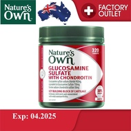 Nature's Own Glucosamine Sulfate With Chondroitin - Joint Health Supplement - 320 Tablets