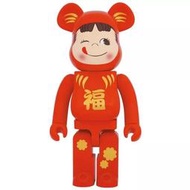 《瘋樂模玩》全新現貨 BE@RBRICK 不二家聯名款 1000% 紅福奶妹 2023福氣達摩 達摩妹 正版公司貨