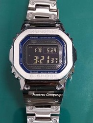Montres Company 香港註冊公司(33年老店) 卡西歐 CASIO G-SHOCK 不鏽鋼 不鏽鋼錶帶 防震 200米防水 Tough Solar 光動能 太陽能 GMW GMWB5000