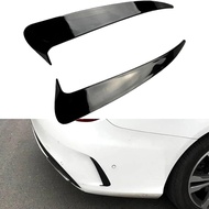 Rear Bumper Surrounds Air Outlet Tail Wind For Mercedes For Benz C Class W205 C43 C63 Glossy Black B