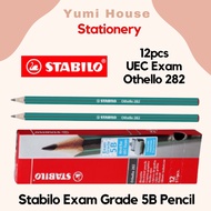 【Malaysia Ready Stock】Stabilo Othello 282 Exam Grade 5B Pencil (12pcs/box) Ideal For UEC Exam Stabil