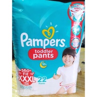 Pampers XXXL baby dry pants 22/36pcs toddler diaper