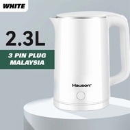 Hauson 2.3L Large Stainless Steel Jug Fast Heat Automatic Electric Kettle Teapot Flask Hot Water Cerek Elektrik