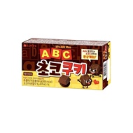 [LOTTE] Korean Snacks LOTTE ABC Letter Chocolate Biscuit Shape Biscuit Chocolate Biscuit Chocolate B