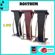 1 PC METAL STAINLESS STEEL ROSTRUM MODERN / SPEAKER PODIUM STAGE / STAND PODIUM BROWN COLOR