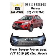 Proton Saga VVT 2019 Front Bumper  Original (2nd Model)  PP Plastic Malaysia FACELIFT (BUMPER DEPAN)