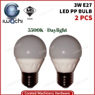 [CORATED] NEO-NEON 2PCS 3W E27 Led PP Bulb ( 5500K ) Daylight E27 Led Bulb