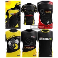 FASSTEK RACING BAJU T-SHIRT JERSEYS SUBLIMATION TEMA CONROD CRANKSHAFT CAMSHAFT BLOCK SCOOTER DRAG GEARBOX