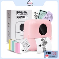 【SG Stock】Mini Portable Thermal Printer Photo Printer Wireless Android IOS Phone Picture Pocket Printer Labels Sticker
