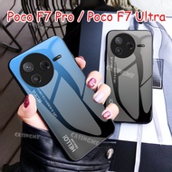For Poco F7 Pro F7 Ultra 5G 2025 Tempered Glass Phone Case For Poco F7 Pro 5G Poco F7 Ultra 5G Poco 