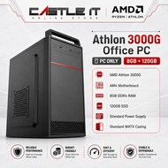 AMD Athlon 3000G Office Desktop PC Full Set Budget