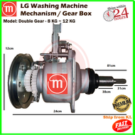 LG Washing Machine Mechanism Clutch Gear Box 8 kg - 12 kg 11z WF-HF105S T2109VSAL WF-T1050 WF-HF950G