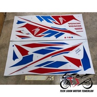 stiker sticker body stripe cover set (5) honda rs150v1 rs150 v1 rs 150 v1 rs 150v1 TBM