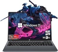 2025 AMD Laptop, 16.0inch Laptop Computer with AMD Ryzen 7 5700U(8C/16T, Up to 4.3GHz), 16GB RAM 512