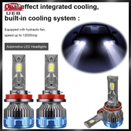 [UEB AUTO]หลอดไฟ LED 2 ดวง 60000LM H4 / H7 / H11 ไฟส่องสว่างรถยนต์ 60 วัตต์ DC 10-32V หลอดไฟ LED หมอ