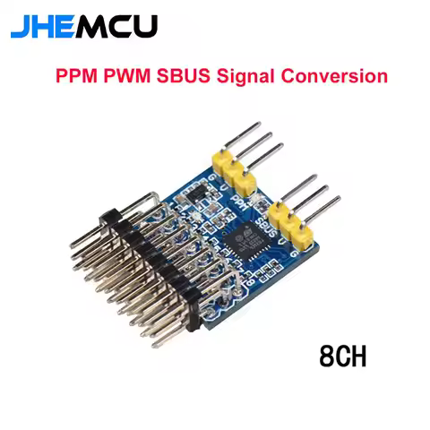 JHEMCU SPP-SBUS 8CH SPP Converter 15A 3.3-20V for PPM PWM SBUS Signal Conversion FLYSKY IA6B FRSKY X