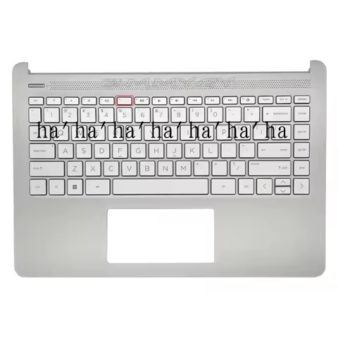 WYORESY Palmrest For HP 14-DQ 14T-DQ 14S-DQ 14-FQ 14-DQ2032WM Keyboard L88200-001 Silver