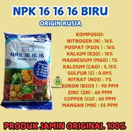 NPK 16 16 16 FERTILIZER PAK TANI ORIGINAL 1KGbiru