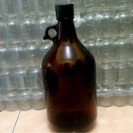 2.5 liter glass bottle