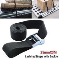 屯京 - 黑色3米鋅合金壓扣貨物捆綁帶 壓扣拉緊帶 行李綁帶 卡板綁帶 [平行進口]