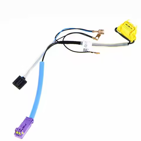 HONGGE Car Multifunction Steering Wheel Low with Harness Cable New for VW Golf MK6 Touran Scirocco 5