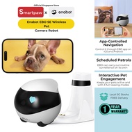 Enabot EBO SE Smart Pet & Home Robot | 1080p Mobile Camera for Cats & Dogs | 1-Year SG Warranty