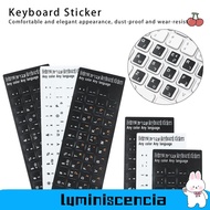 LUMINISCENCIA Hebrew Letter Wear-resistant Keyboard Covers Desktop Computer Alphabet Layout