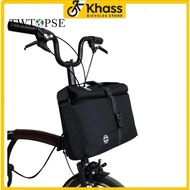 [TWTOPSE] Bike Roll Top Bag For Brompton Folding Bicycle 3SIXTY PIKES CAMP With Rain Cover