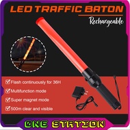 54cm Baton Light Traffic Baton Light Rechargeable Security Baton Led Traffic Baton Safety Baton Lamp