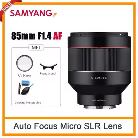 Samyang 85mm F1.4 EF Auto Focus Camera Lens DLSM AF Motor Full Frame Lente for Sony E Canon EF/RF Ni