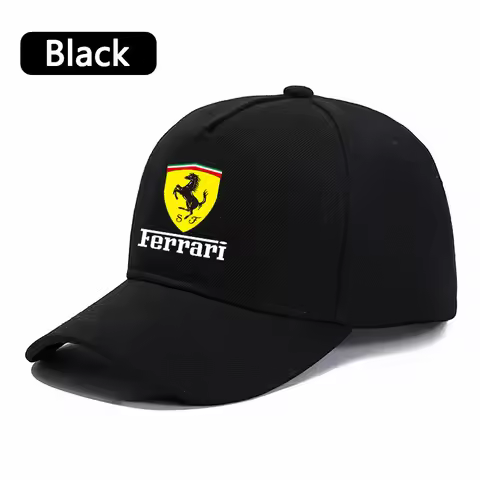 For Ferrari F430 Stradale 458 488 599 612 F12 Charles Leclerc Ferrari Racing Hat Adjustable Baseball