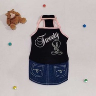 Clearance Offer @ Dog clothes - Disney Tweety - Strapless Dress with Diamante Tweety (Medium Breed)