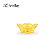 MJ Jewellery 3D 999.9/24K Pure Gold Ingot Charm B819