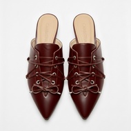 Marbella Pointed Mule Flats - Carbatina