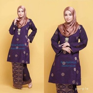 BAJU KURUNG PAHANG DAN VEIL SONGKET TENUN SIZE S - XXL