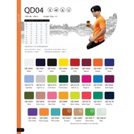 QD04 OREN SPORT UNISEX MICROFIBER ROUNDNECK SHORT SLEEVE T-SHIRT